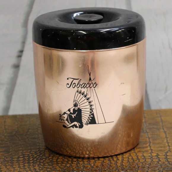 West Bend Other Vintage West End Tobacco Copper Humidor Cannister